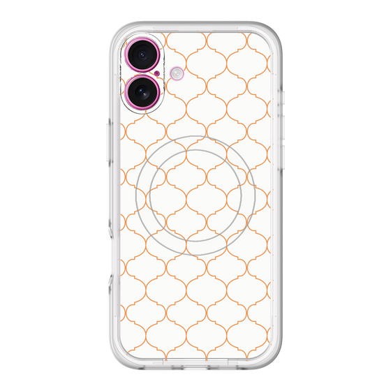 スリムプロテクションプレミアムケース with MagSafe［ Moroccan1 -Orange ］