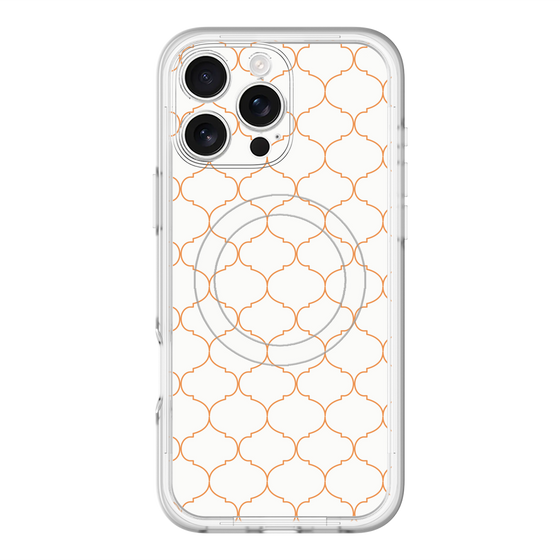 スリムプロテクションプレミアムケース with MagSafe［ Moroccan1 -Orange ］