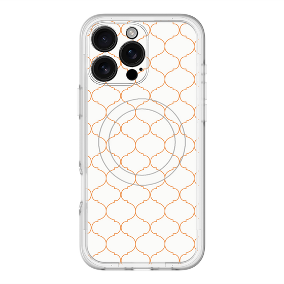 スリムプロテクションプレミアムケース with MagSafe［ Moroccan1 -Orange ］