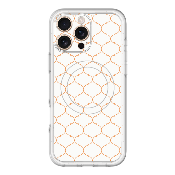 スリムプロテクションプレミアムケース with MagSafe［ Moroccan1 -Orange ］