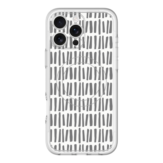 スリムプロテクションプレミアムケース with MagSafe［ Nordic - Black ］