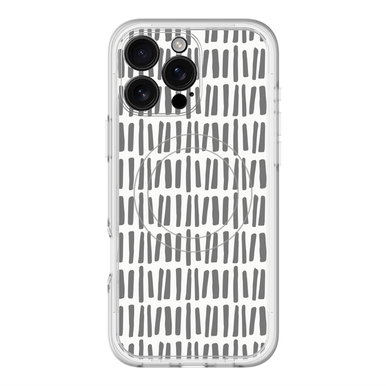 スリムプロテクションプレミアムケース with MagSafe［ Nordic - Black ］