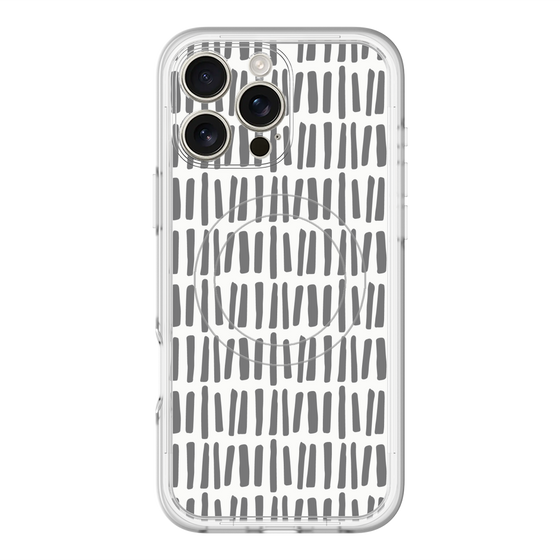スリムプロテクションプレミアムケース with MagSafe［ Nordic - Black ］