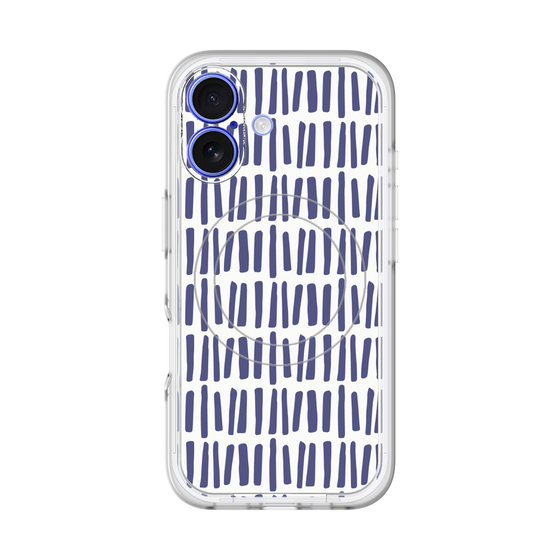 スリムプロテクションプレミアムケース with MagSafe［ Nordic - Blue ］