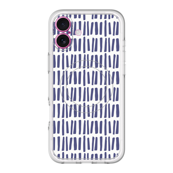 スリムプロテクションプレミアムケース with MagSafe［ Nordic - Blue ］