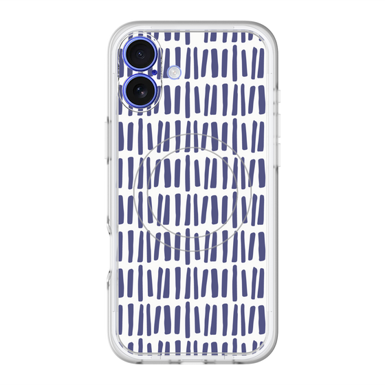 スリムプロテクションプレミアムケース with MagSafe［ Nordic - Blue ］
