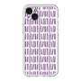 スリムプロテクションプレミアムケース with MagSafe［ Nordic - Purple ］