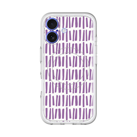 スリムプロテクションプレミアムケース with MagSafe［ Nordic - Purple ］