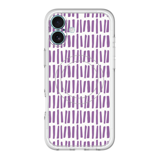 スリムプロテクションプレミアムケース with MagSafe［ Nordic - Purple ］