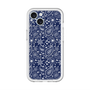 スリムプロテクションプレミアムケース with MagSafe［ ペイズリー - Blue ］
