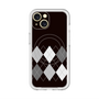 スリムプロテクションプレミアムケース with MagSafe［ Nordic Argyle - Black ］