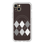 スリムプロテクションプレミアムケース with MagSafe［ Nordic Argyle - Black ］