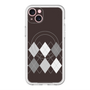 スリムプロテクションプレミアムケース with MagSafe［ Nordic Argyle - Black ］