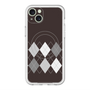 スリムプロテクションプレミアムケース with MagSafe［ Nordic Argyle - Black ］