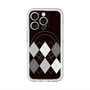 スリムプロテクションプレミアムケース with MagSafe［ Nordic Argyle - Black ］