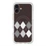 スリムプロテクションプレミアムケース with MagSafe［ Nordic Argyle - Black ］