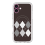 スリムプロテクションプレミアムケース with MagSafe［ Nordic Argyle - Black ］