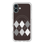 スリムプロテクションプレミアムケース with MagSafe［ Nordic Argyle - Black ］