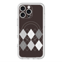 スリムプロテクションプレミアムケース with MagSafe［ Nordic Argyle - Black ］