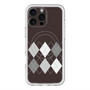 スリムプロテクションプレミアムケース with MagSafe［ Nordic Argyle - Black ］