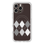 スリムプロテクションプレミアムケース with MagSafe［ Nordic Argyle - Black ］