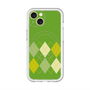 スリムプロテクションプレミアムケース with MagSafe［ Nordic Argyle - Green ］