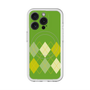スリムプロテクションプレミアムケース with MagSafe［ Nordic Argyle - Green ］