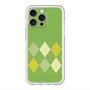 スリムプロテクションプレミアムケース with MagSafe［ Nordic Argyle - Green ］