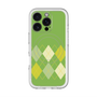 スリムプロテクションプレミアムケース with MagSafe［ Nordic Argyle - Green ］