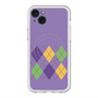 スリムプロテクションプレミアムケース with MagSafe［ Nordic Argyle - Purple ］
