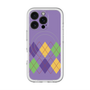スリムプロテクションプレミアムケース with MagSafe［ Nordic Argyle - Purple ］