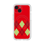 スリムプロテクションプレミアムケース with MagSafe［ Nordic Argyle - Red ］