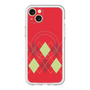 スリムプロテクションプレミアムケース with MagSafe［ Nordic Argyle - Red ］