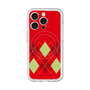 スリムプロテクションプレミアムケース with MagSafe［ Nordic Argyle - Red ］