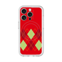 スリムプロテクションプレミアムケース with MagSafe［ Nordic Argyle - Red ］