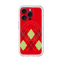 スリムプロテクションプレミアムケース with MagSafe［ Nordic Argyle - Red ］