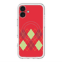 スリムプロテクションプレミアムケース with MagSafe［ Nordic Argyle - Red ］
