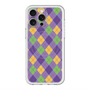 スリムプロテクションプレミアムケース with MagSafe［ Argyle - Purple ］