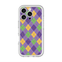 スリムプロテクションプレミアムケース with MagSafe［ Argyle - Purple ］