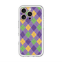 スリムプロテクションプレミアムケース with MagSafe［ Argyle - Purple ］