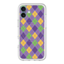 スリムプロテクションプレミアムケース with MagSafe［ Argyle - Purple ］