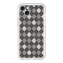 スリムプロテクションプレミアムケース with MagSafe［ Argyle - Black ］