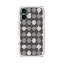 スリムプロテクションプレミアムケース with MagSafe［ Argyle - Black ］