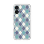 スリムプロテクションプレミアムケース with MagSafe［ Argyle - Blue ］