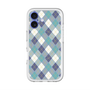 スリムプロテクションプレミアムケース with MagSafe［ Argyle - Blue ］