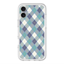 スリムプロテクションプレミアムケース with MagSafe［ Argyle - Blue ］