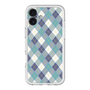 スリムプロテクションプレミアムケース with MagSafe［ Argyle - Blue ］