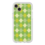 スリムプロテクションプレミアムケース with MagSafe［ Argyle - Green ］