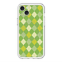 スリムプロテクションプレミアムケース with MagSafe［ Argyle - Green ］