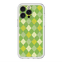 スリムプロテクションプレミアムケース with MagSafe［ Argyle - Green ］